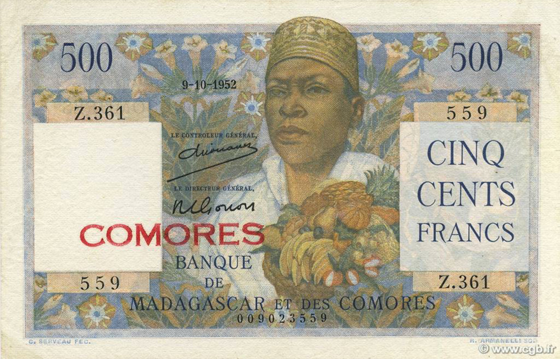 500 Francs 1950-1962